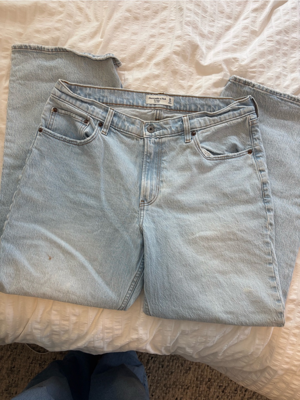 Abercrombie & Fitch Light Blue Denim Jacket